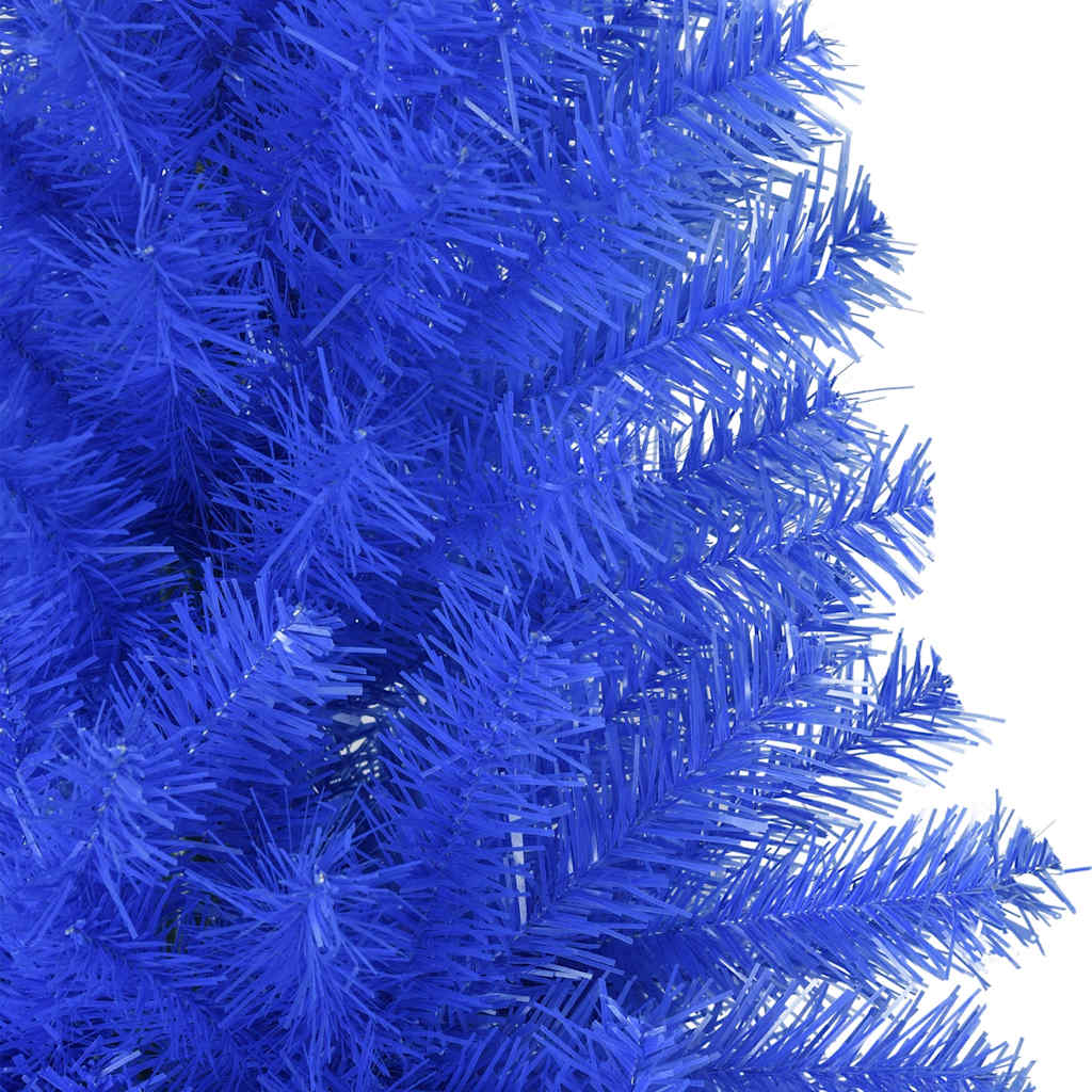 Künstlicher Weihnachtsbaum mit Ständer Blau 240 cm PVC