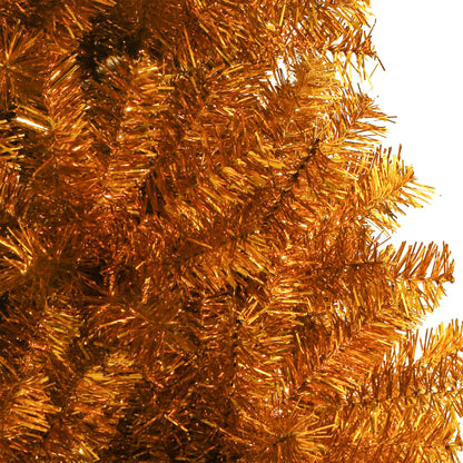 Künstlicher Weihnachtsbaum mit Ständer Gold 120 cm PET