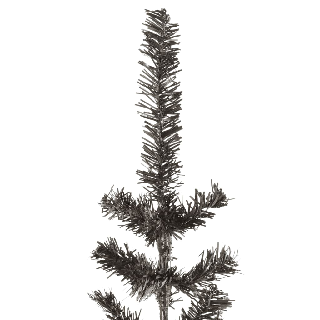 Schlanker Weihnachtsbaum Schwarz 240 cm