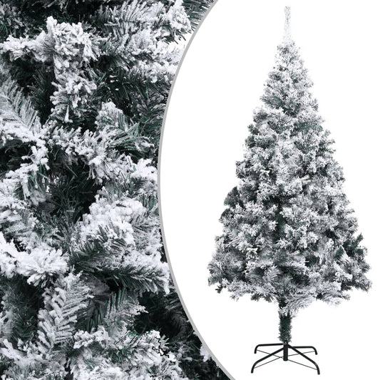 Künstlicher Weihnachtsbaum Beschneit Grün 400 cm PVC