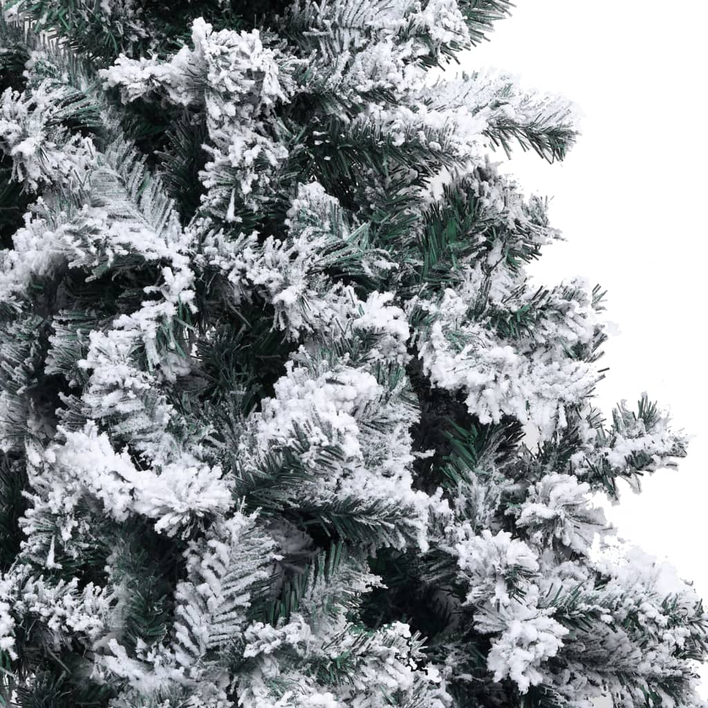 Künstlicher Weihnachtsbaum mit Schnee Grün 120 cm PVC