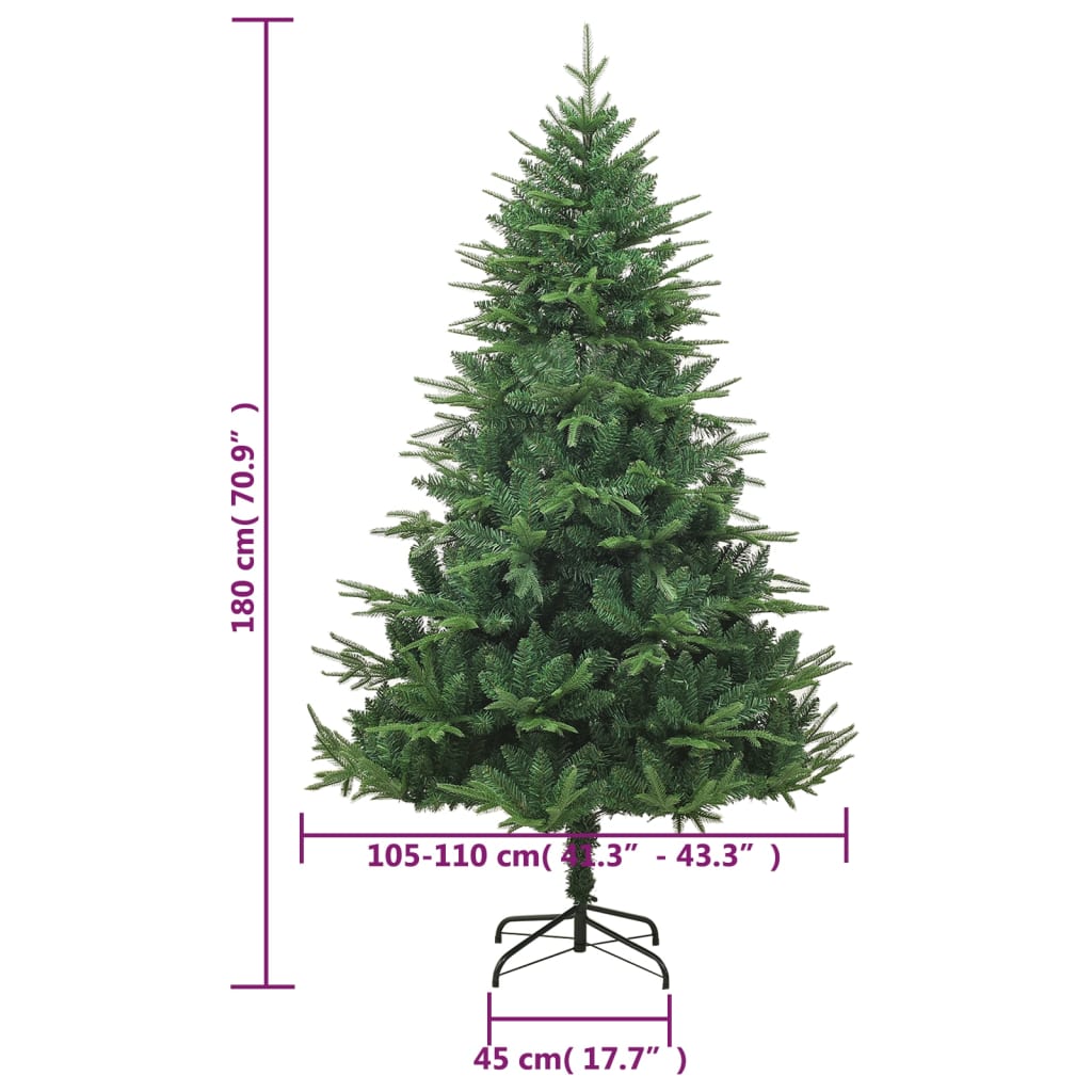 Künstlicher Weihnachtsbaum Grün 180 cm PVC PE