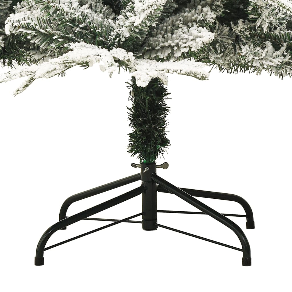 Künstlicher Weihnachtsbaum Beschneit Grün 180 cm PVC PE