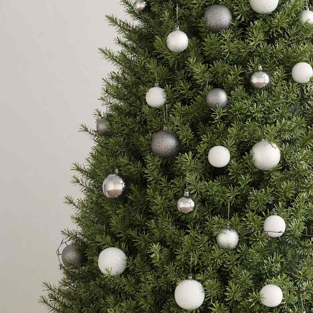 120-tlg. Weihnachtskugeln mit Weihnachtsbaumspitze 300 LEDs