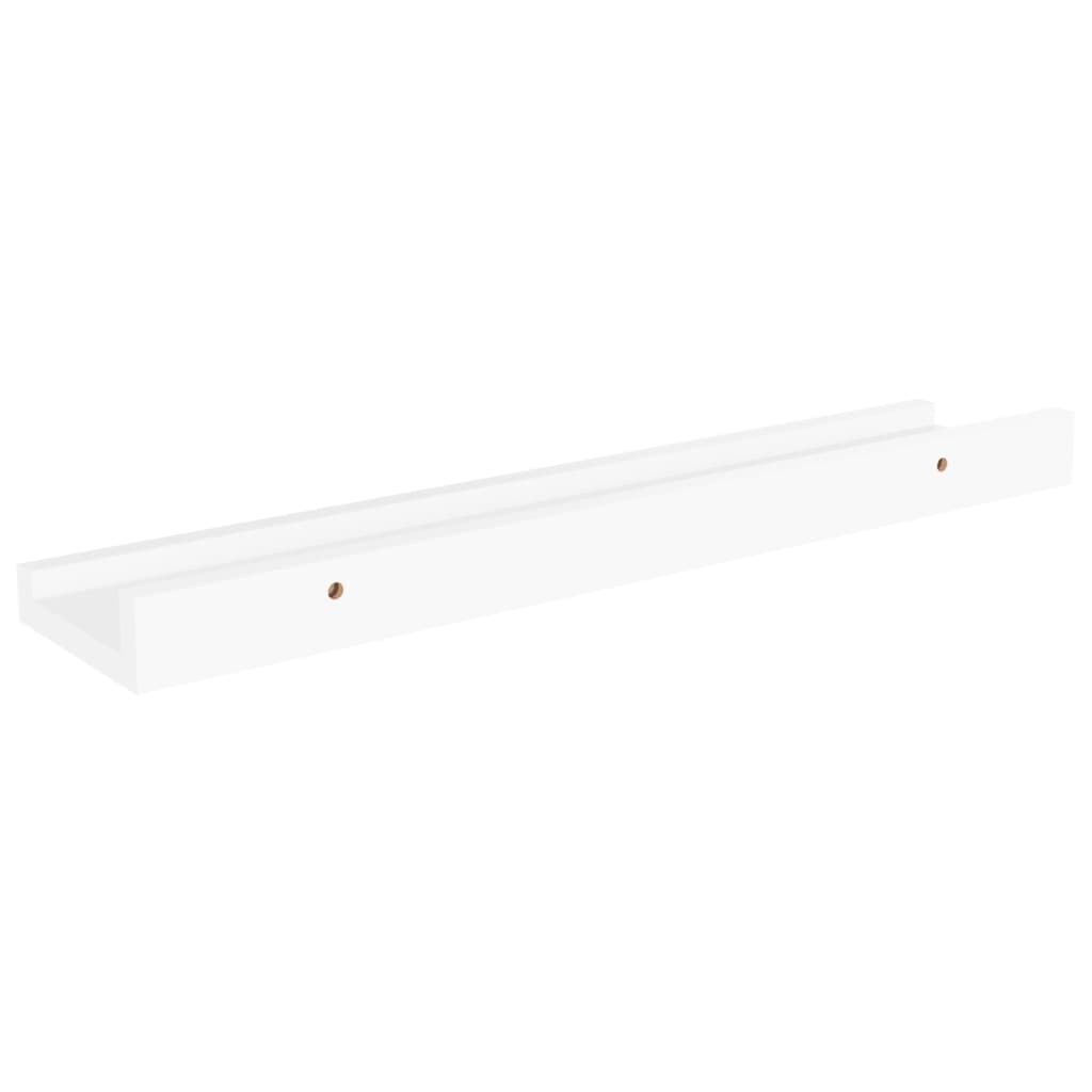 Wandregale 4 Stk. Weiß 40x9x3 cm