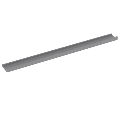 Wandregale 2 Stk. Grau 100x9x3 cm