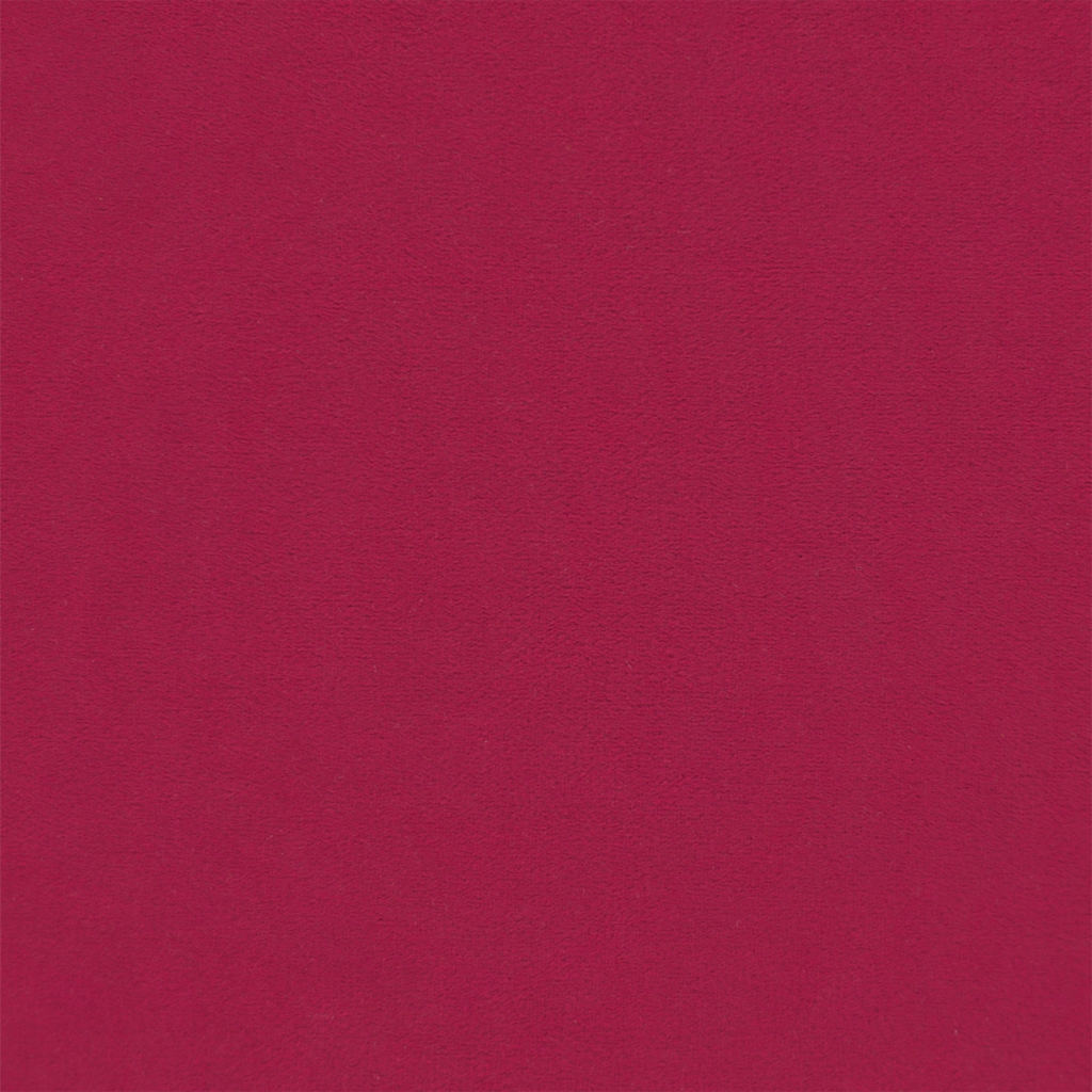 Schaukelstuhl mit Hocker Samt Weinrot