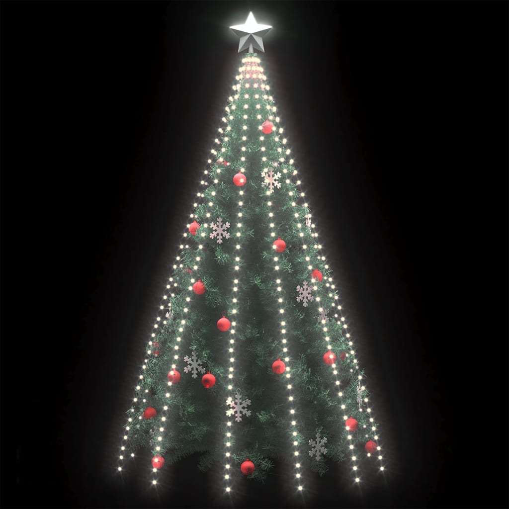 Weihnachtsbaum-Beleuchtung 500 LEDs Kaltweiß 500 cm