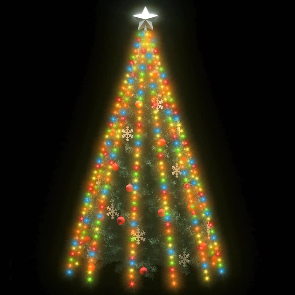 Weihnachtsbaum-Beleuchtung 500 LEDs Mehrfarbig 500 cm