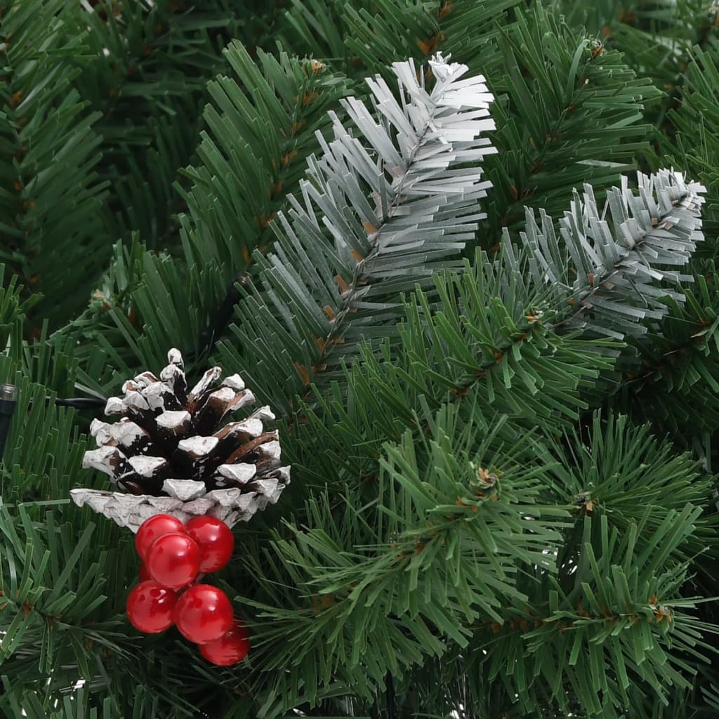 Künstlicher Weihnachtsbaum mit Beleuchtung Outdoor Grün 40 cm