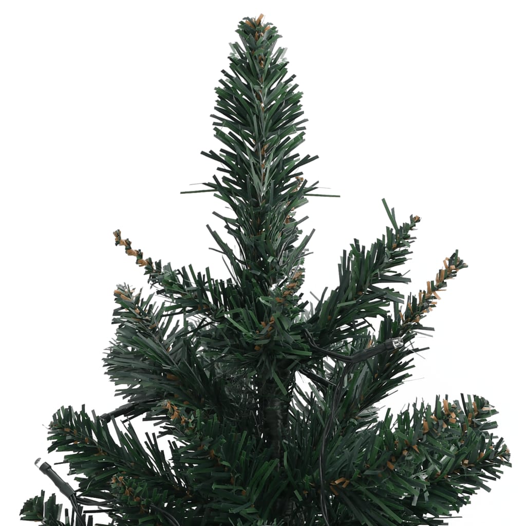 Künstlicher Weihnachtsbaum mit Beleuchtung & Ständer Grün 60 cm