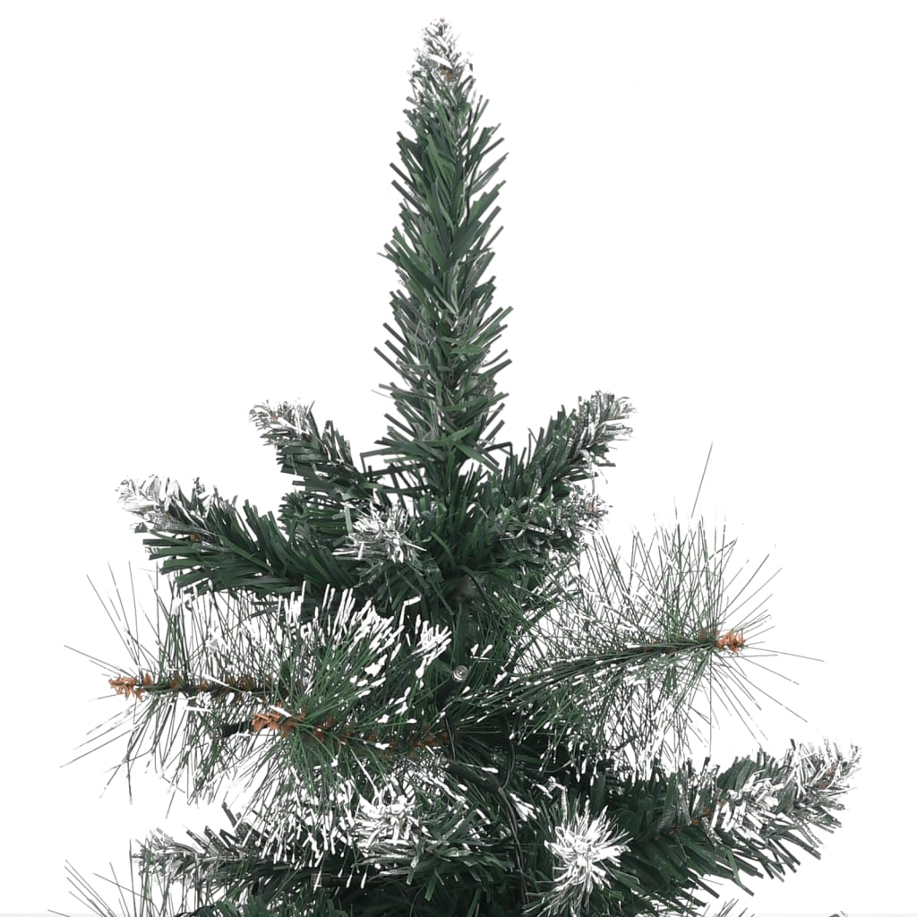 Künstlicher Weihnachtsbaum mit Beleuchtung & Ständer Grün 90 cm