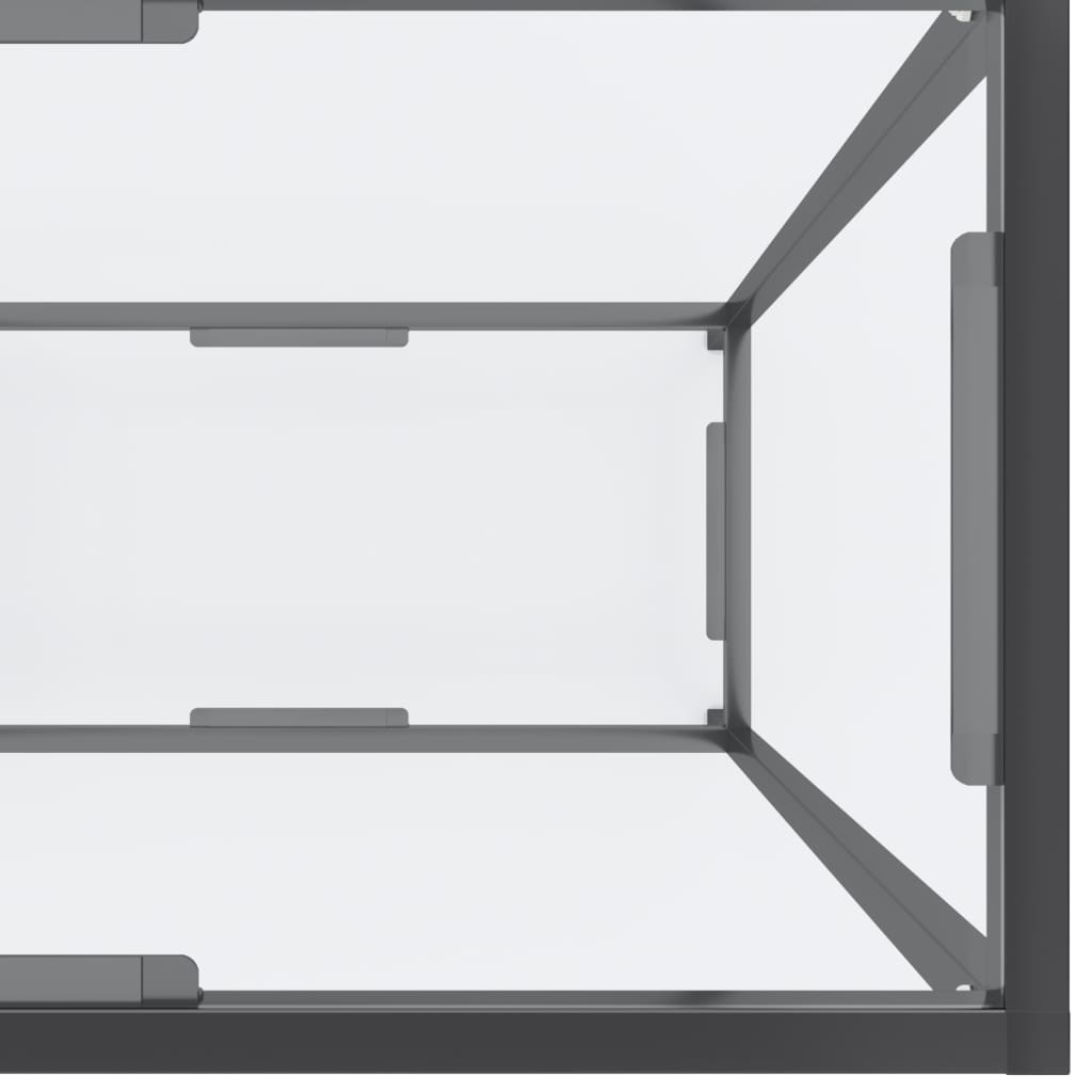 Konsolentisch Transparent 180x35x75,5 cm Hartglas