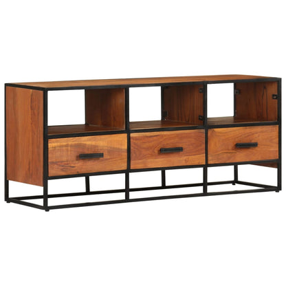 TV-Schrank 110x30x45 cm Massivholz Akazie
