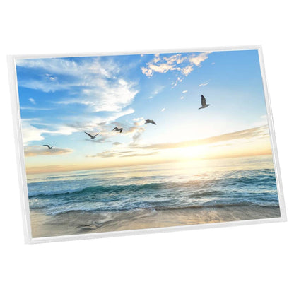 Bilderrahmen Collage 5 Stk. für Tisch Weiß 21x29,7 cm MDF