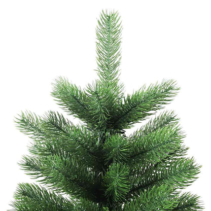 Künstlicher Weihnachtsbaum mit Beleuchtung & Kugeln 90 cm Grün