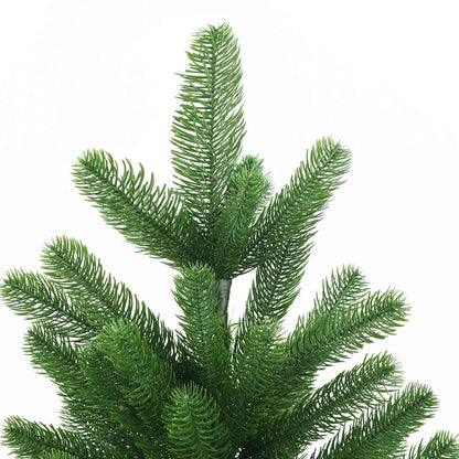 Künstlicher Weihnachtsbaum mit Beleuchtung & Kugeln 150 cm Grün