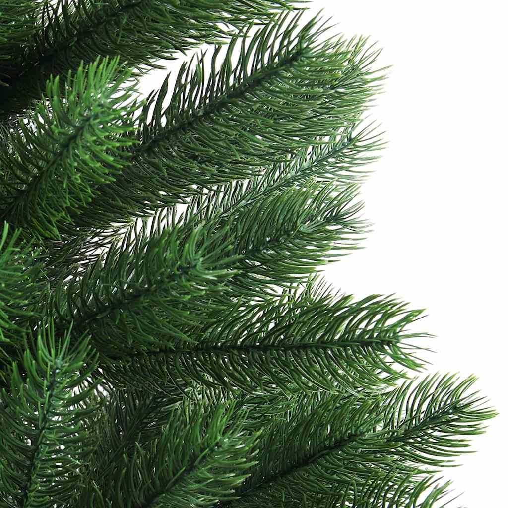 Künstlicher Weihnachtsbaum mit Beleuchtung & Kugeln 65 cm Grün