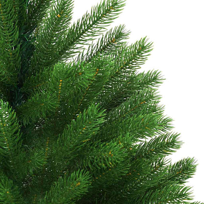 Künstlicher Weihnachtsbaum mit Beleuchtung Kugeln 240 cm Grün