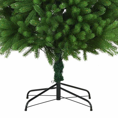 Künstlicher Weihnachtsbaum mit Beleuchtung Kugeln 240 cm Grün