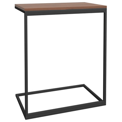 Beistelltisch Schwarz 55x35x66 cm Holzwerkstoff