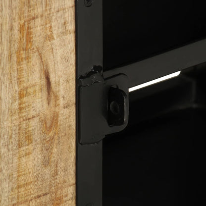 TV-Schrank 110x30x45 cm Raues Mangoholz