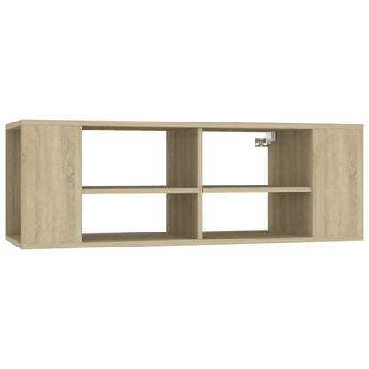 TV-Wandschrank Sonoma-Eiche 102x35x35 cm Holzwerkstoff