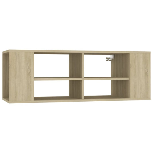 TV-Wandschrank Sonoma-Eiche 102x35x35 cm Holzwerkstoff