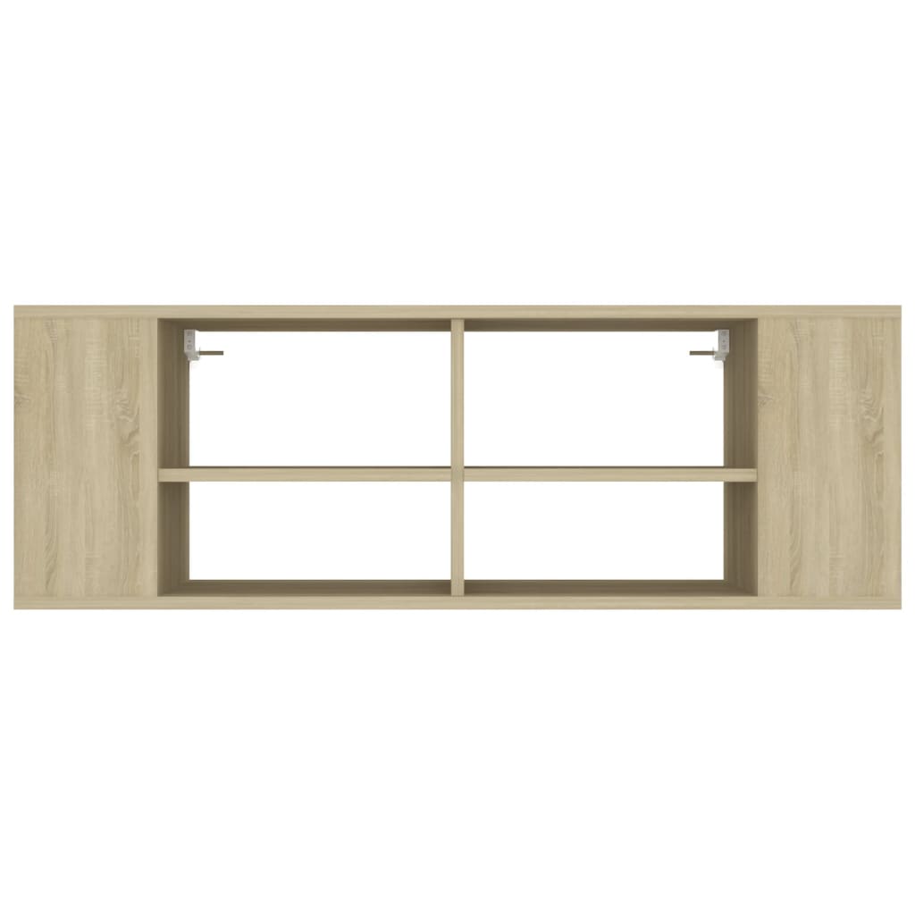 TV-Wandschrank Sonoma-Eiche 102x35x35 cm Holzwerkstoff