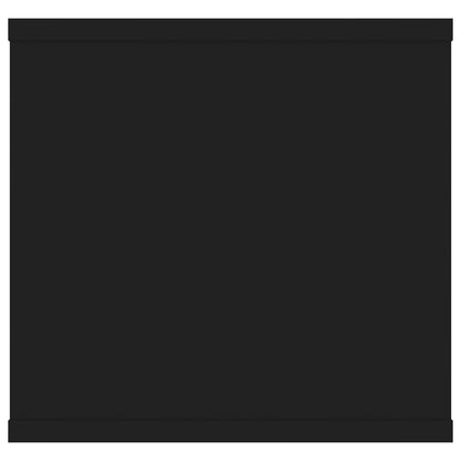 Wandregal Schwarz 102x30x29 cm Holzwerkstoff