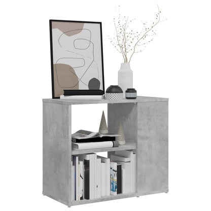 Beistelltisch Betongrau 60x30x50 cm Holzwerkstoff
