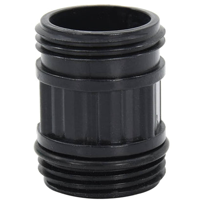 Saugschlauch mit PVC-Anschlüssen Schwarz 1" 7 m PVC