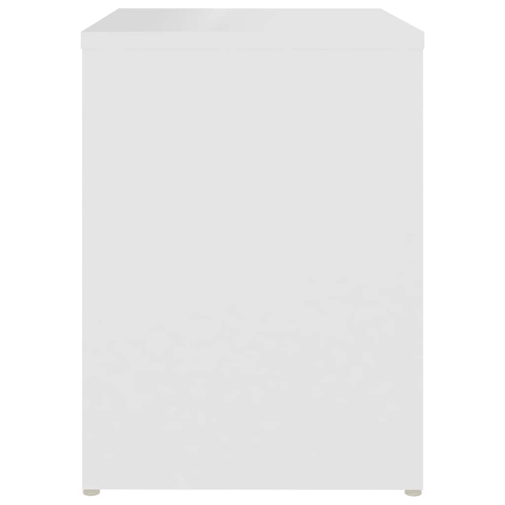 Nachttische 2 Stk. Weiß 40x30x40 cm Holzwerkstoff