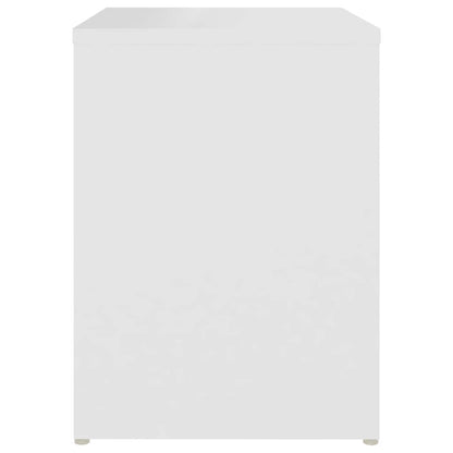 Nachttische 2 Stk. Weiß 40x30x40 cm Holzwerkstoff