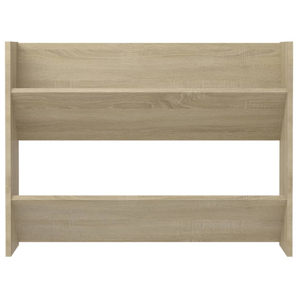 Wand-Schuhschrank Sonoma-Eiche 80x18x60 cm Holzwerkstoff