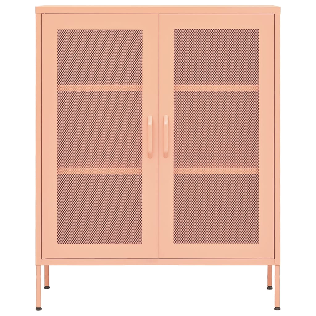 Lagerschrank Rosa 80x35x101,5 cm Stahl