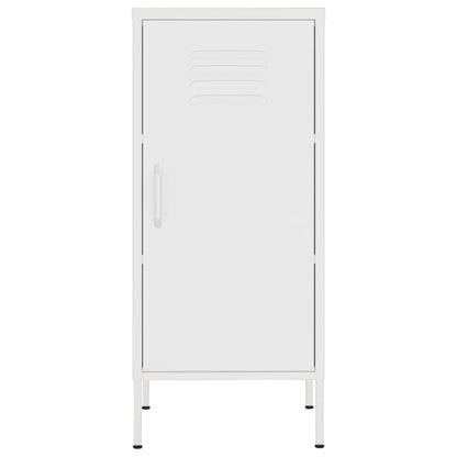Lagerschrank Weiß 42,5x35x101,5 cm Stahl