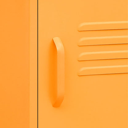 Nachttisch Senfgelb 35x35x51 cm Stahl