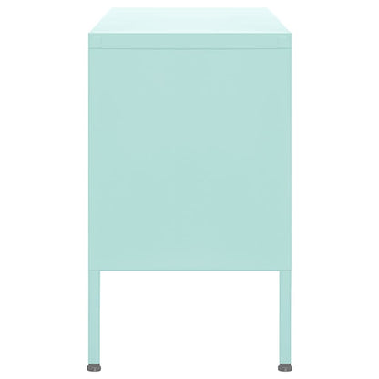 TV-Schrank Minzgrün 105x35x50 cm Stahl