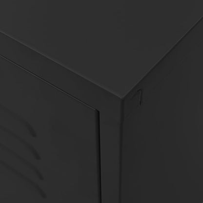 TV-Schrank Schwarz 105x35x50 cm Stahl