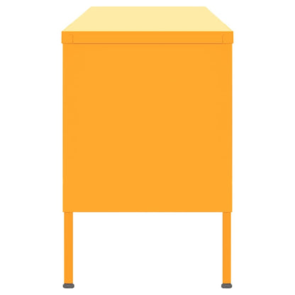 TV-Schrank Senfgelb 105x35x50 cm Stahl
