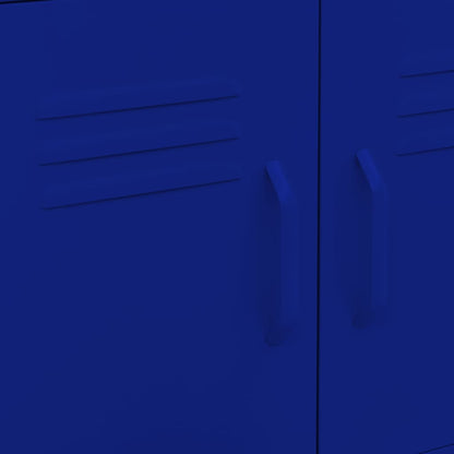 Lagerschrank Marineblau 60x35x56 cm Stahl