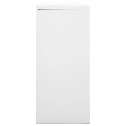 Schiebetürenschrank Grau 90x40x90 cm Stahl