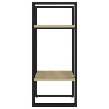 Bücherregal 2 Fächer Sonoma-Eiche 40x30x70 cm Holzwerkstoff