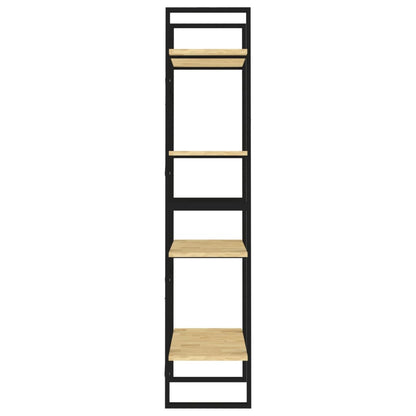 Bücherregal 4 Böden 60x30x140 cm Massivholz Kiefer