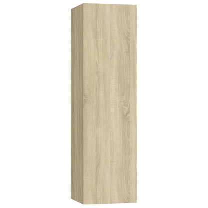 4-tlg. TV-Schrank-Set Sonoma-Eiche Holzwerkstoff