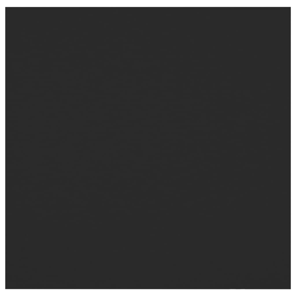 Nachttische 2 Stk. Schwarz 30,5x30x30 cm Holzwerkstoff