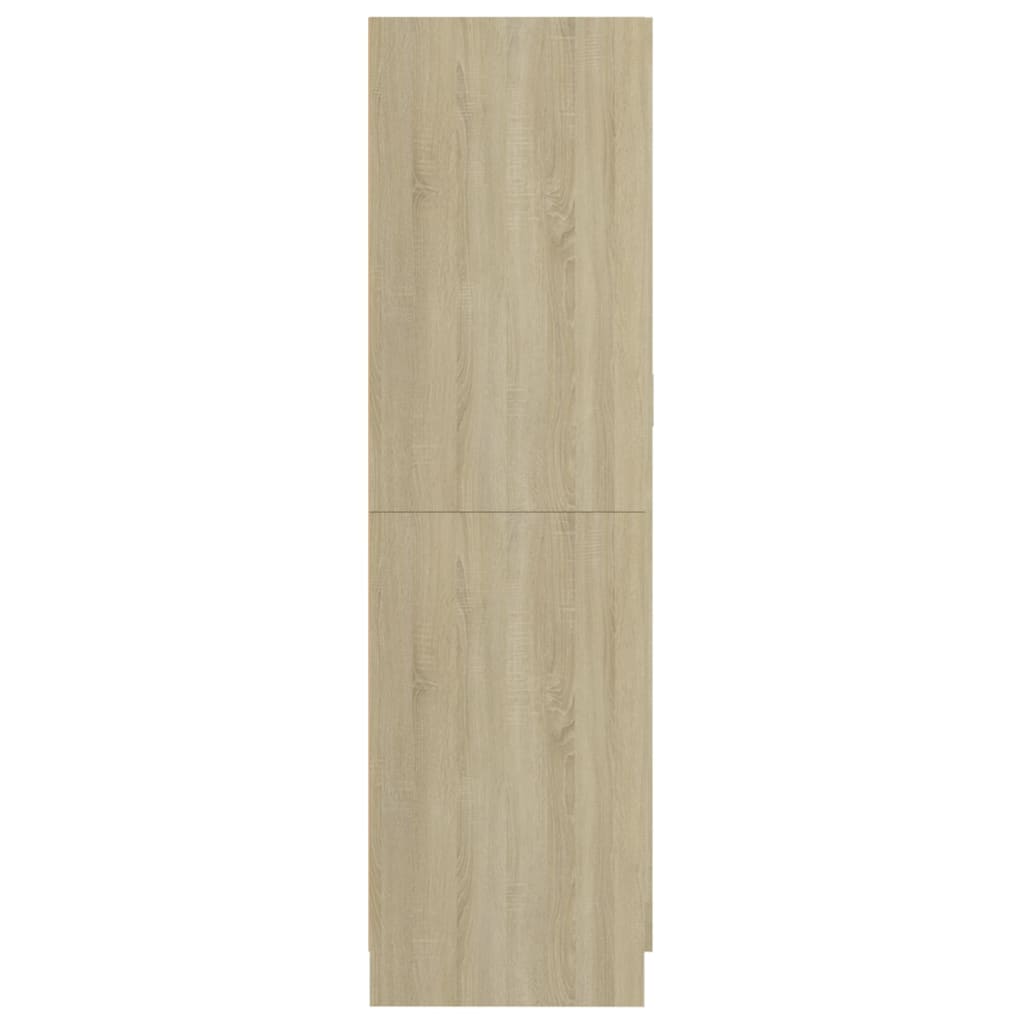 Kleiderschrank Sonoma-Eiche 82,5x51,5x180 cm Holzwerkstoff