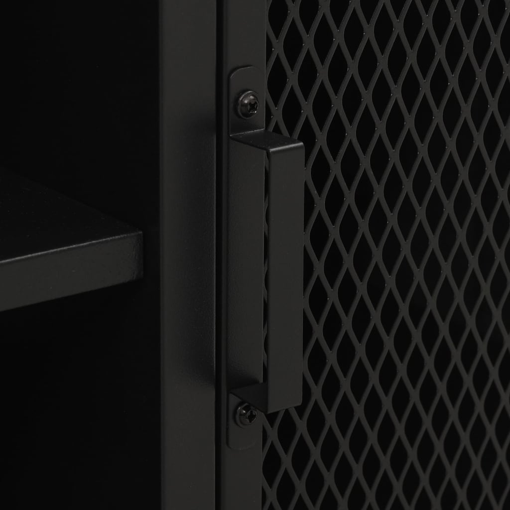 TV-Schrank Rustikales Braun 105x36x47 cm Metall und MDF