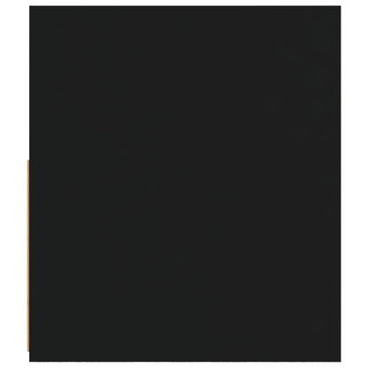 Nachttische 2 Stk. mit LEDs Schwarz 60x35x40 cm